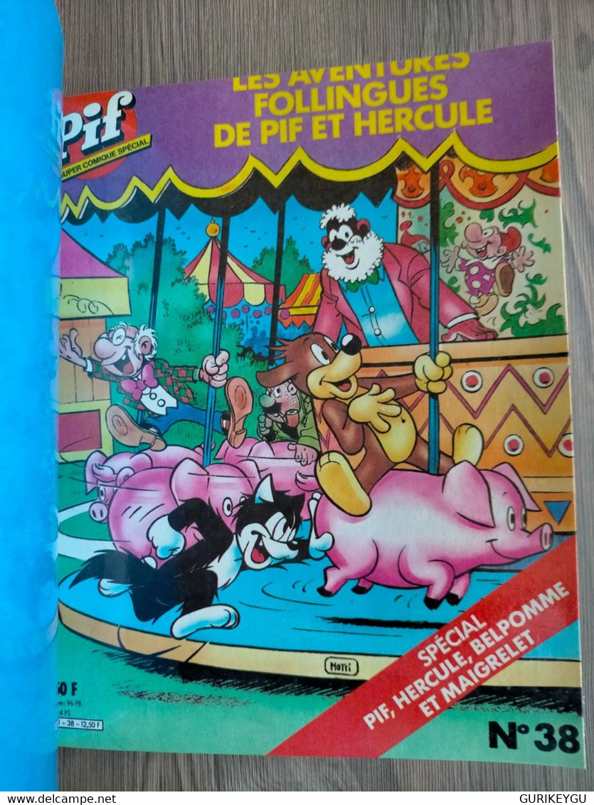 Album Géant  Super Comique Spécial GRANDES AVENTURES DE PIF Et HERCULE N° 3 Avec N°44 Et 38  Dedans 1985/1986 - Pif & Hercule