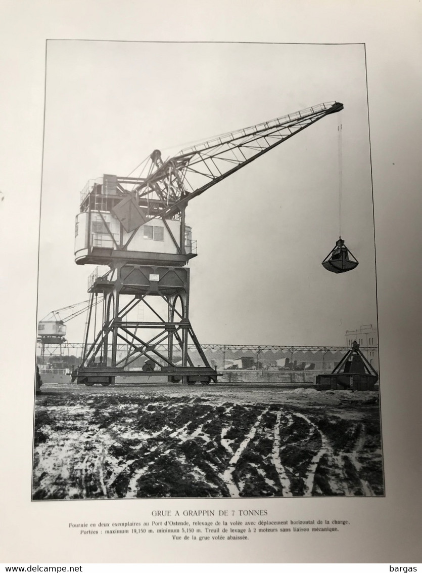 Planche Usine Industrie Port D'ostende - Maschinen