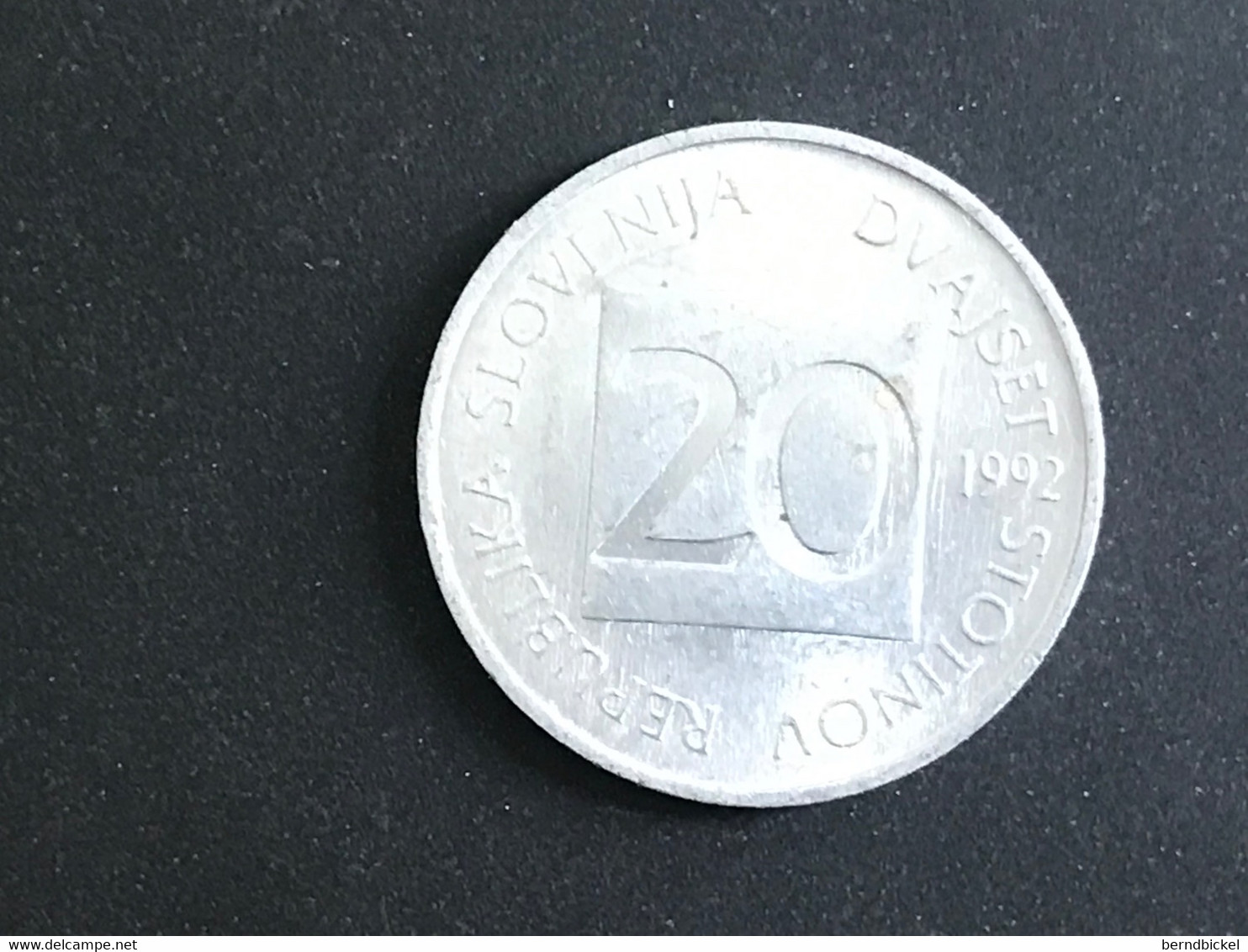 Münze Münzen Umlaufmünze Slowenien 20 Stotinov 1992 - Slovenia