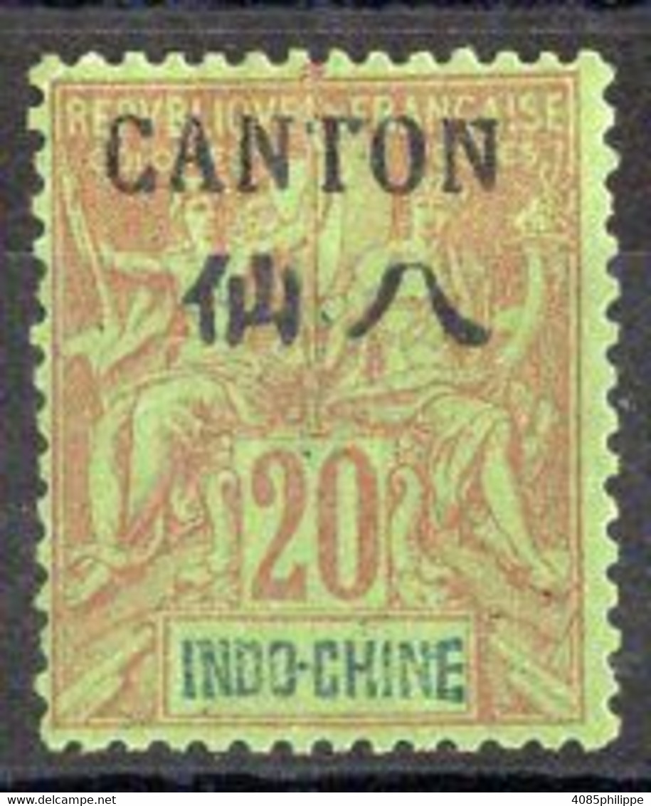 Canton Timbre-poste N°23*  Neuf Charnière Cote 30€00 - Neufs