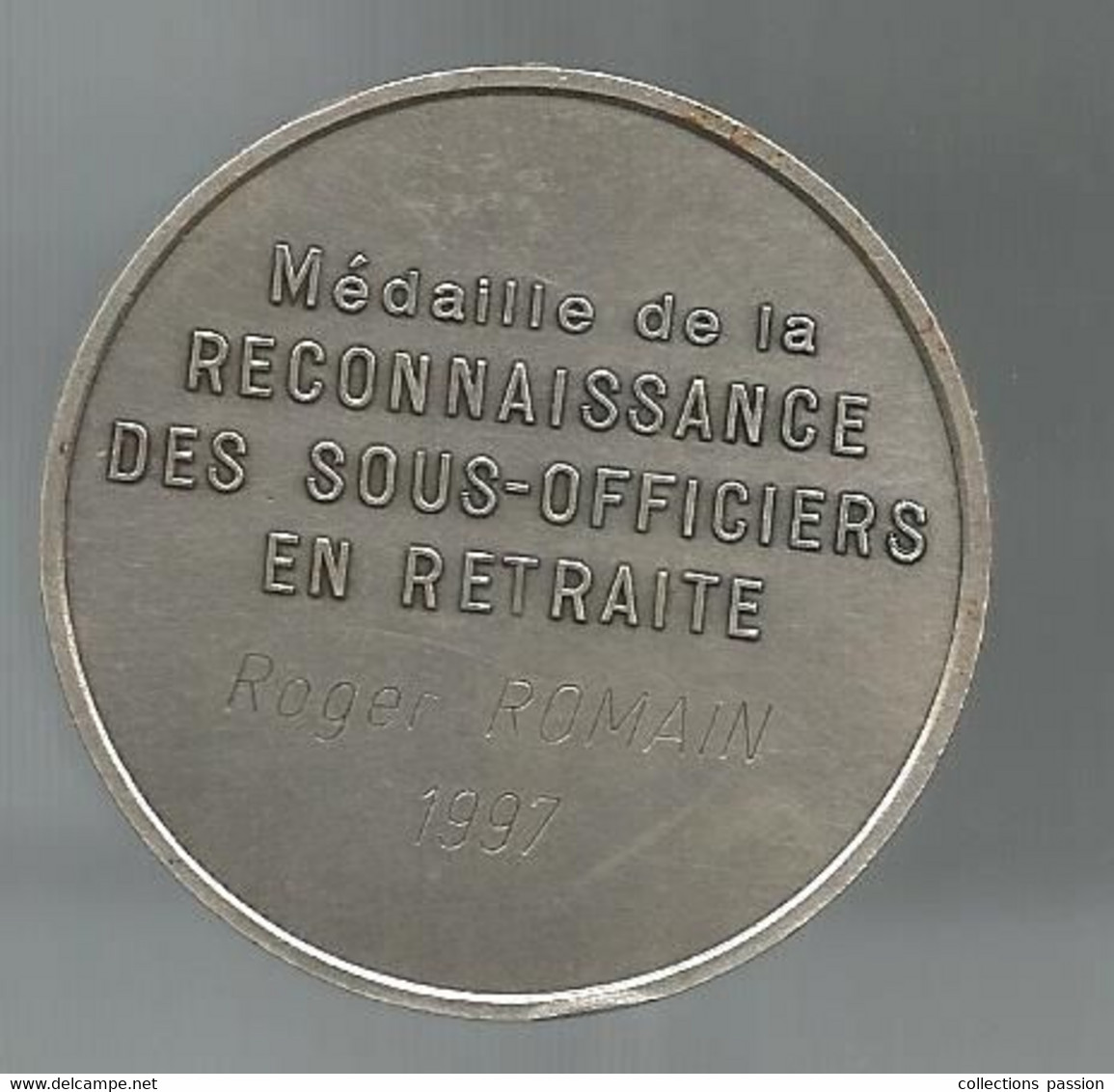 Médaille,militaria , UNION NATIONALE DES SOUS-OFFICIERS EN RETRAITE, 85 Gr., Dia 50 Mm, Frais Fr 3.35 E - Frankrijk