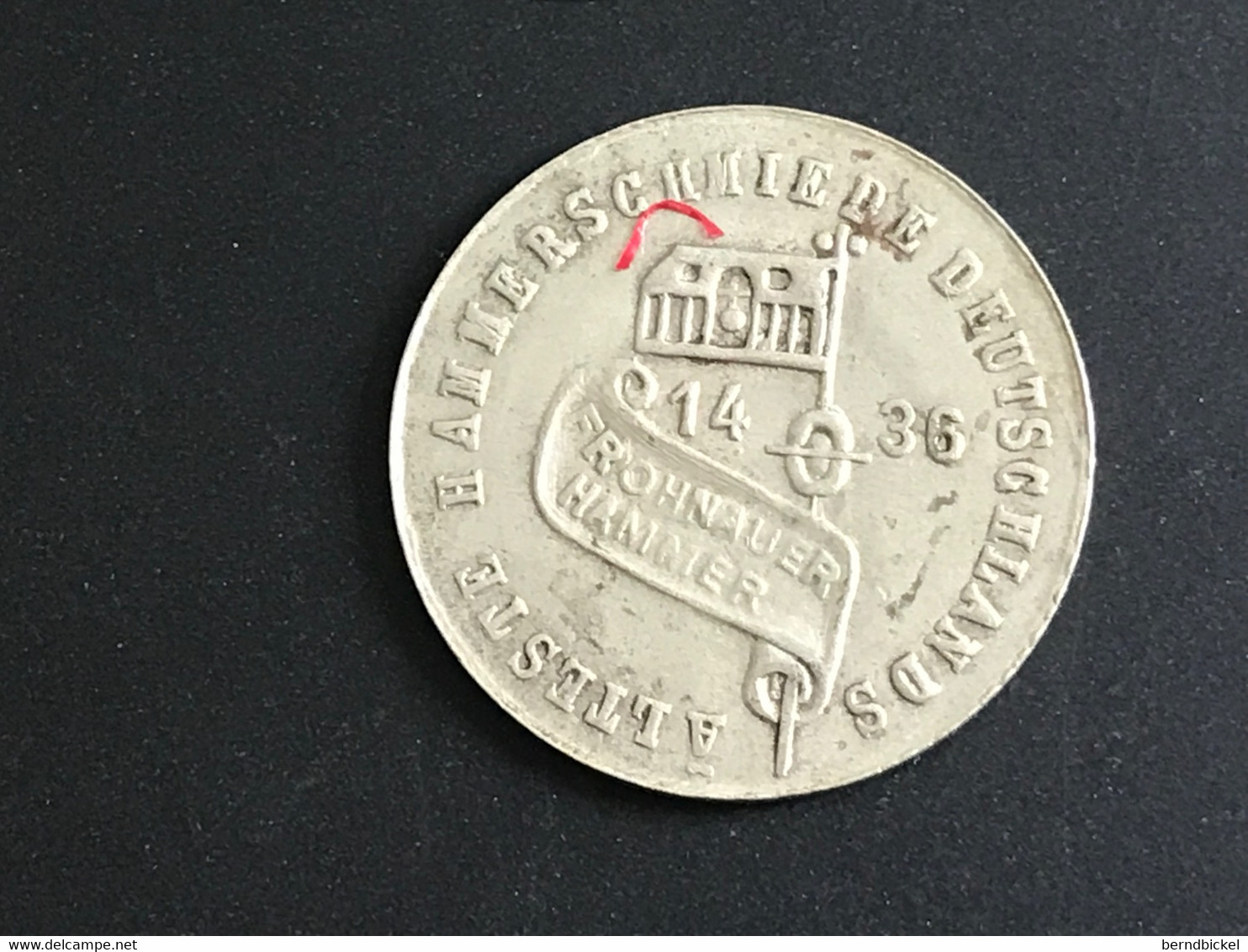 Münze Medaille Frohnauer Hammer 1436 - Profesionales/De Sociedad