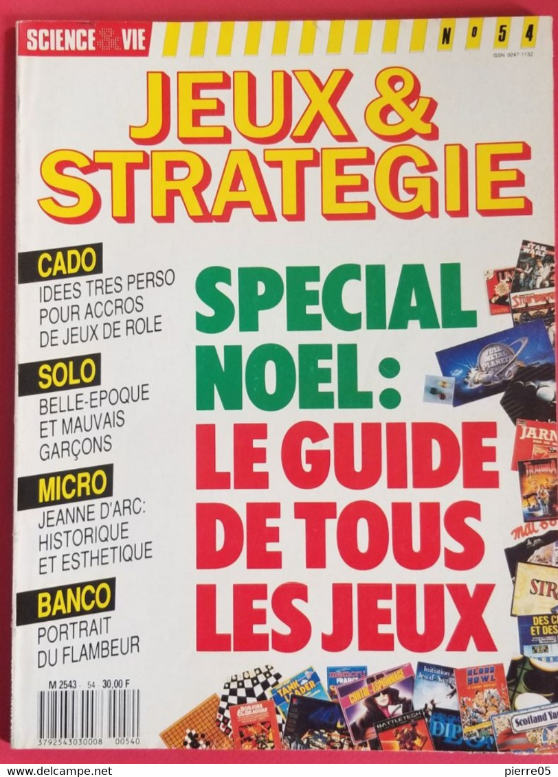 Jeux & Stratégie Nos 53 Et 54 - Rollenspel