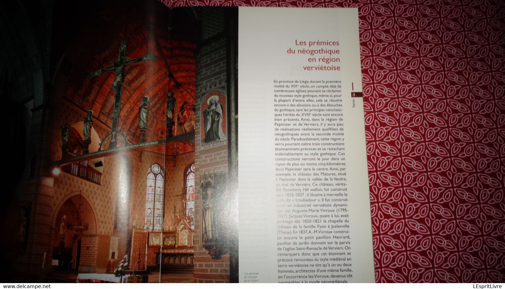 CARNETS DU PATRIMOINE N° 39 L'Eglise Saints Antoine Ermite Appoline De Pépinster Régionalisme Architecture Religieuse - Auvergne