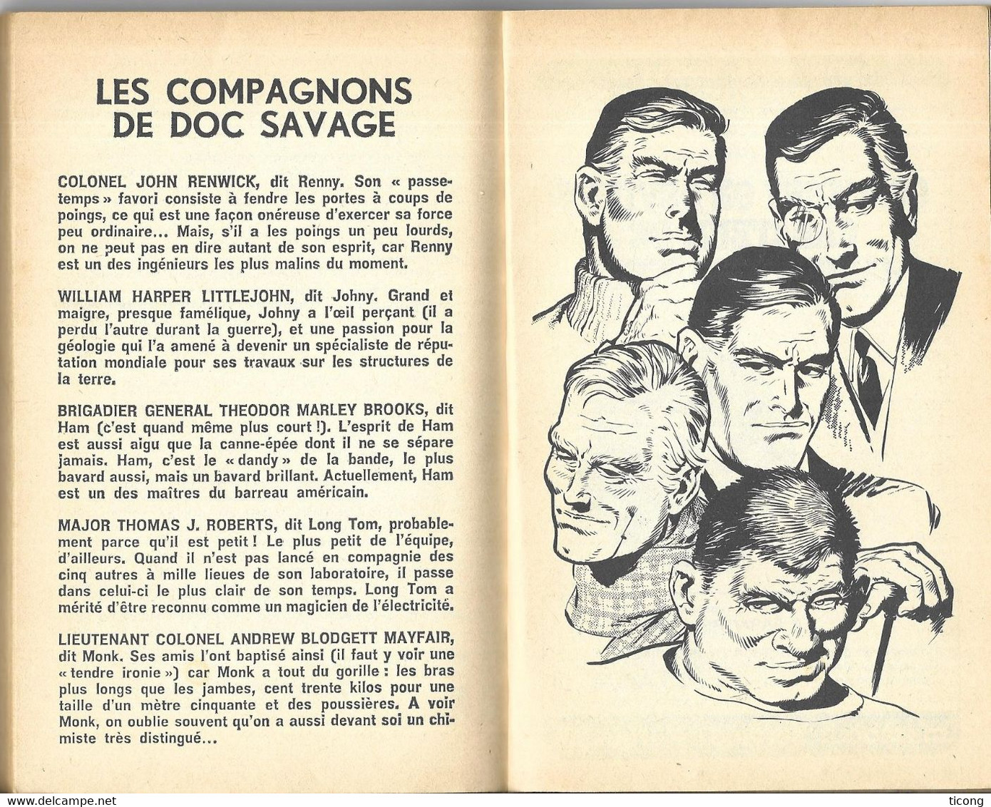 DOC SAVAGE POCKET MARABOUT 1ERE EDITION 1970 - LE PIRATE DU PACIFIQUE DE KENNETH ROBESON, JIM BAMA, HENRI LIEVENS - Marabout Junior