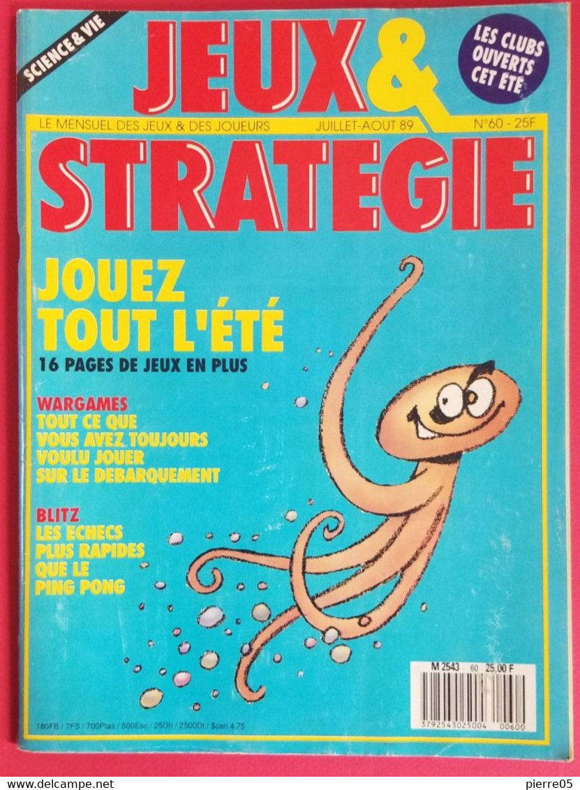 Jeux & Stratégie Nos 59 Et 60 - Rollenspel