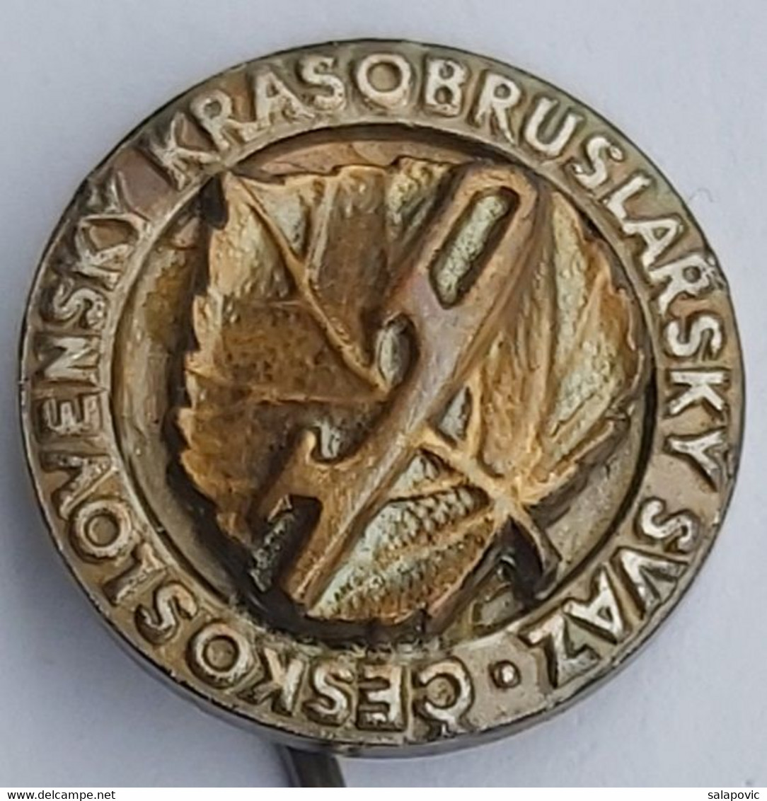 Ceskoslovensky Krasobruslarsky Svaz Czech Republic Czechoslovak Figure Skating Union Association Federation PIN 12/8 - Sports D'hiver