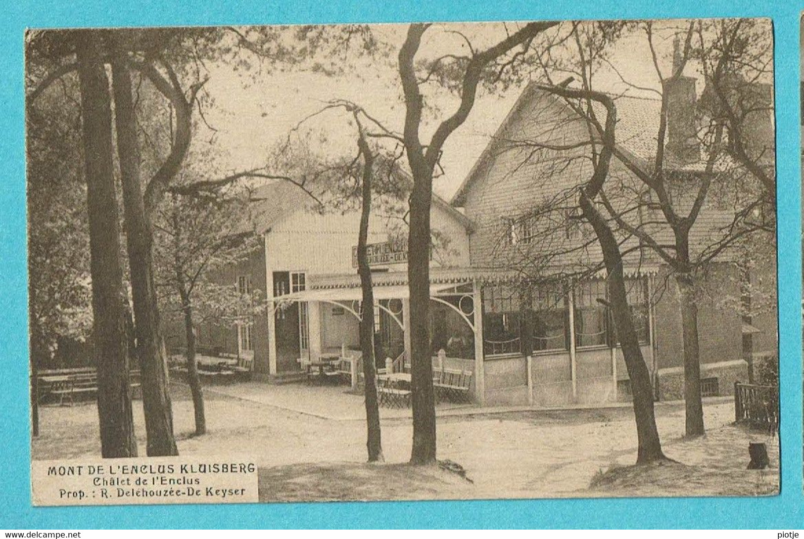 * Kluisbergen - Mont De L'Enclus (Oost Vlaanderen) * (Foto Gyselynck) Mont De L'Enclus, Chalet De L'enclus, Delehouzée - Kluisbergen