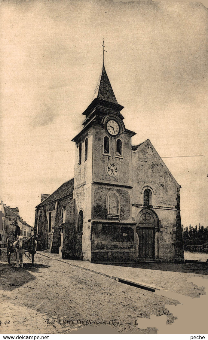 N°101304 -cpa La Frette -l'église- - La Frette-sur-Seine