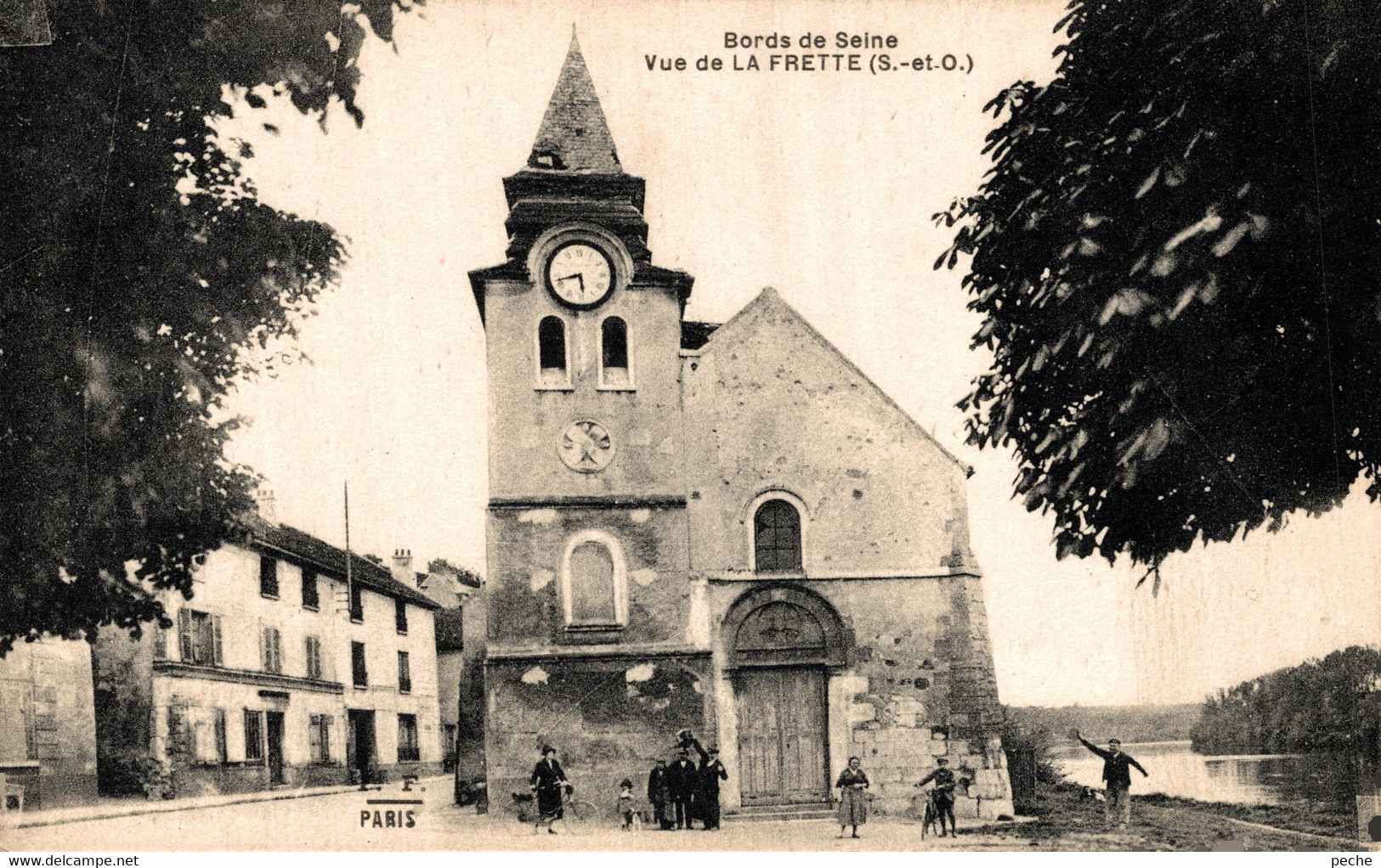 N°101305 -cpa La Frette -vue- Bords De Seine- - La Frette-sur-Seine