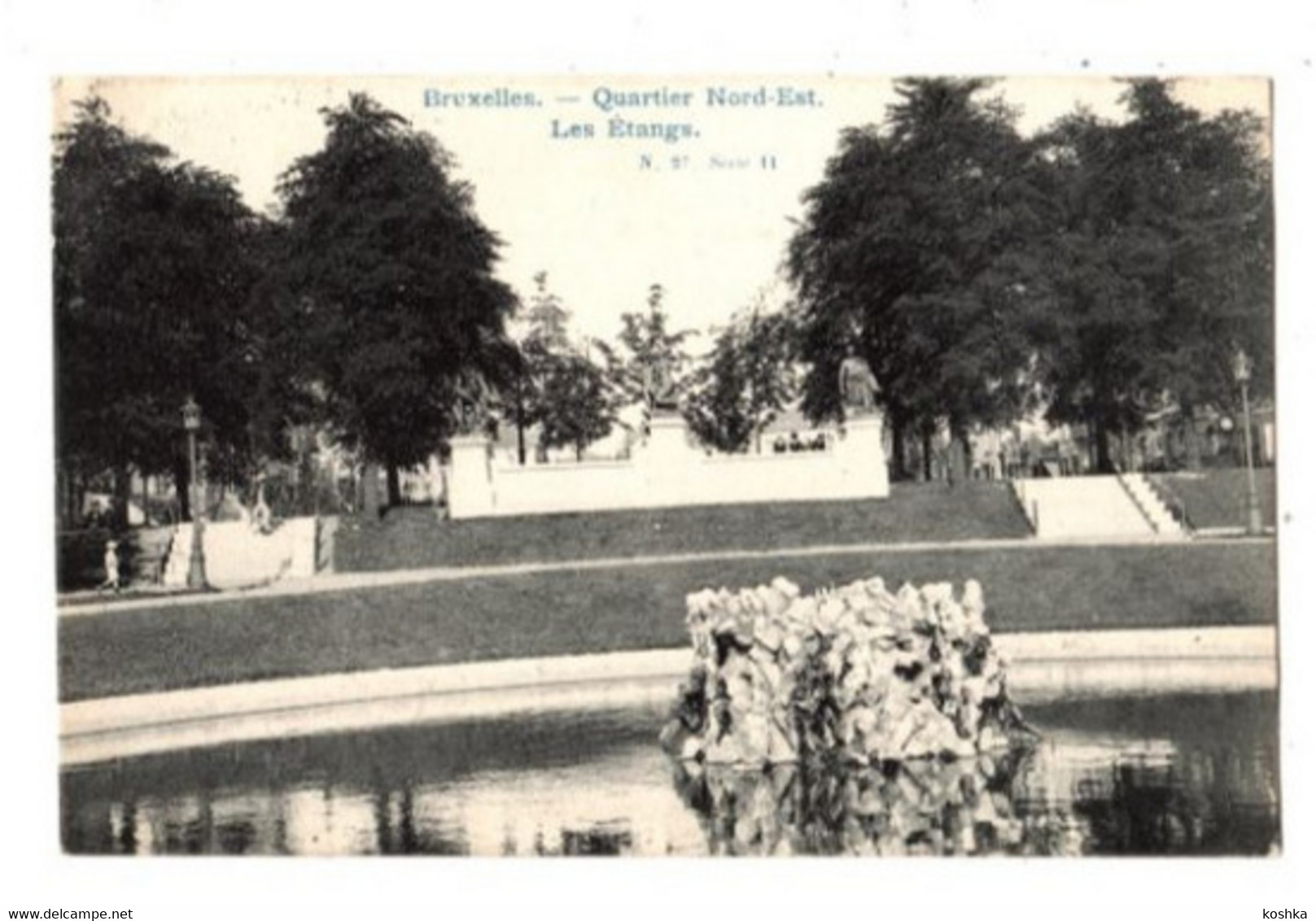 BRUXELLES - Brussel - Quartier Nord Est - Les étangs - 1905 - N 27 Serie 11 - Forêts, Parcs, Jardins
