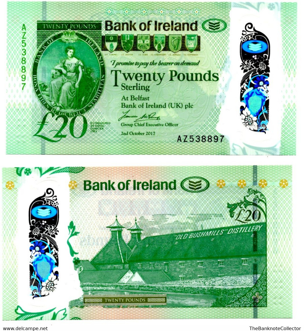 Northern Ireland 20 Pounds 2019 Polymer Issue P-92 UNC - Irlanda