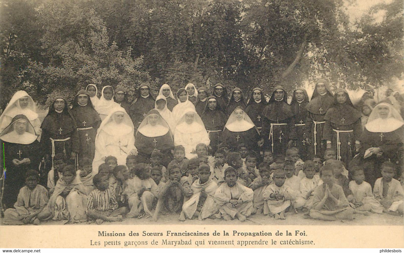 MISSIONS  Soeurs Franciscaines De La Propagation De La Foi  ( Les Petits Garçons De Maryabad ) - Missie