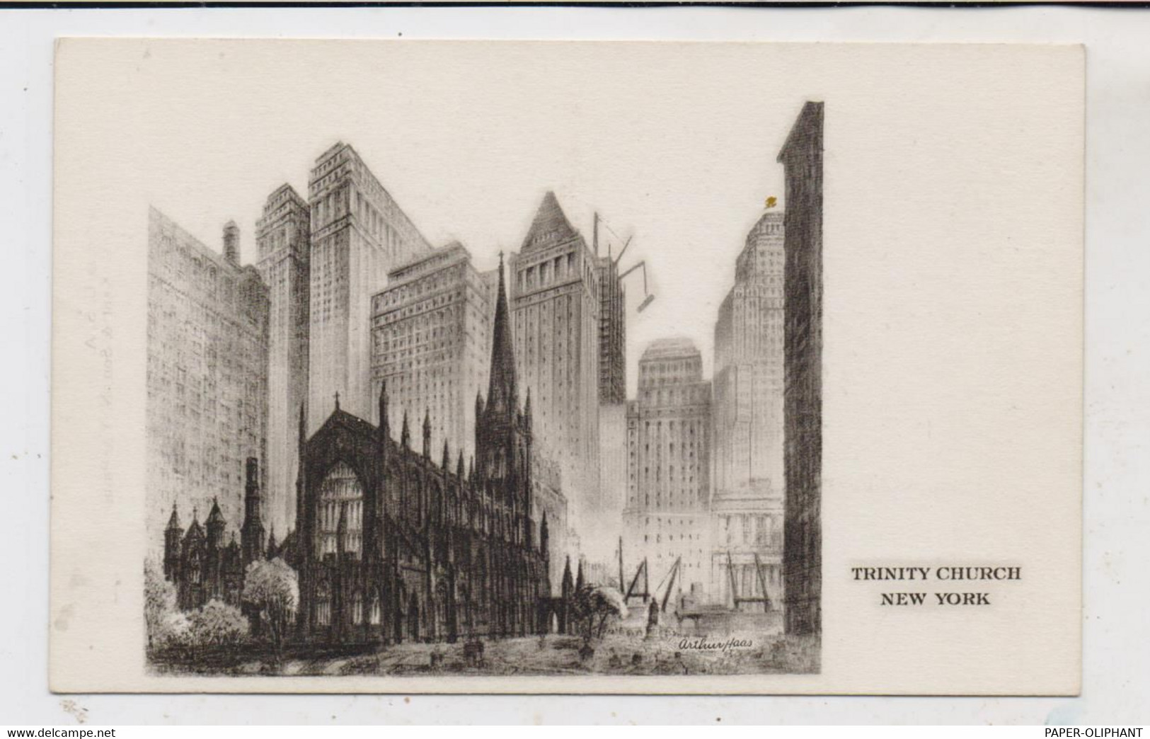 USA - NEW YORK CITY, Trinity Church, Sky Scrapers - Kerken