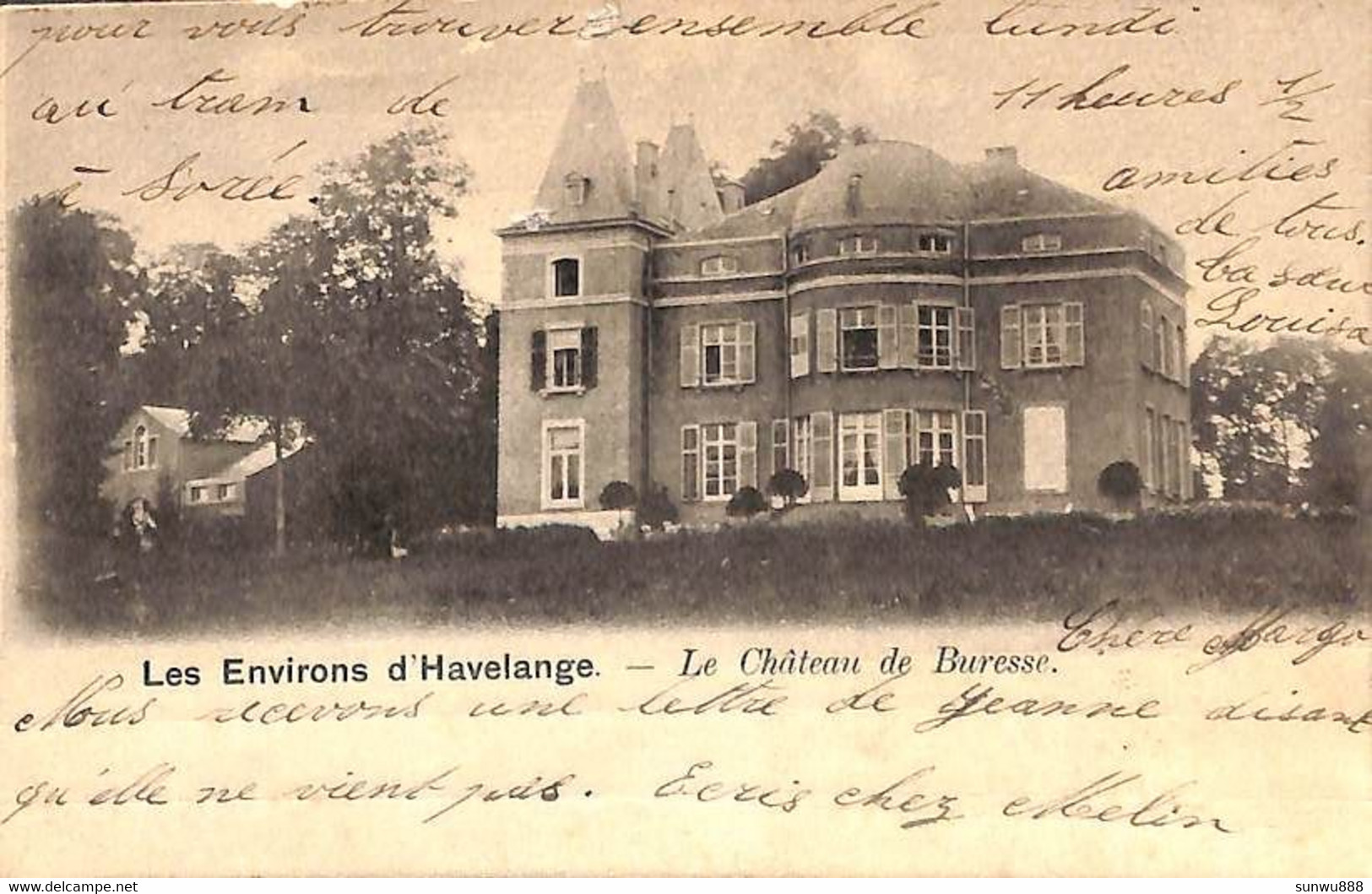 Havelange (environs D') - Le Château De Buresse (Nels 1901) - Havelange