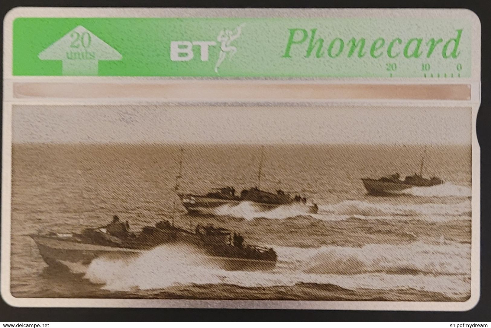 UK, British Telecom, BTC-113, D-day - Motor Torpedo Boats, Mint - BT Advertising Issues