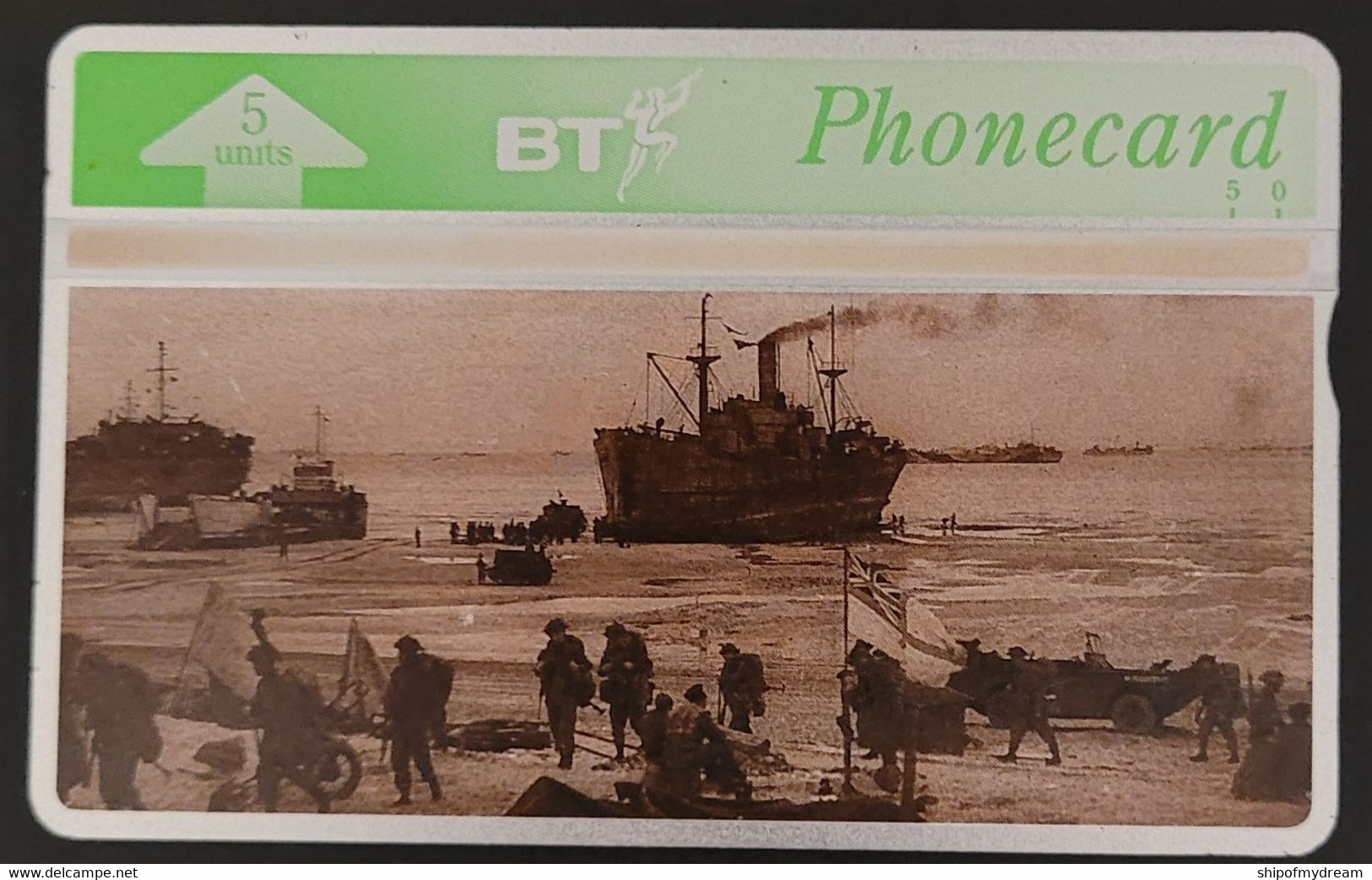 UK, British Telecom, BTG-266, Landings Juno, Mint. 500 Ex. Only ! - BT Werbezwecke