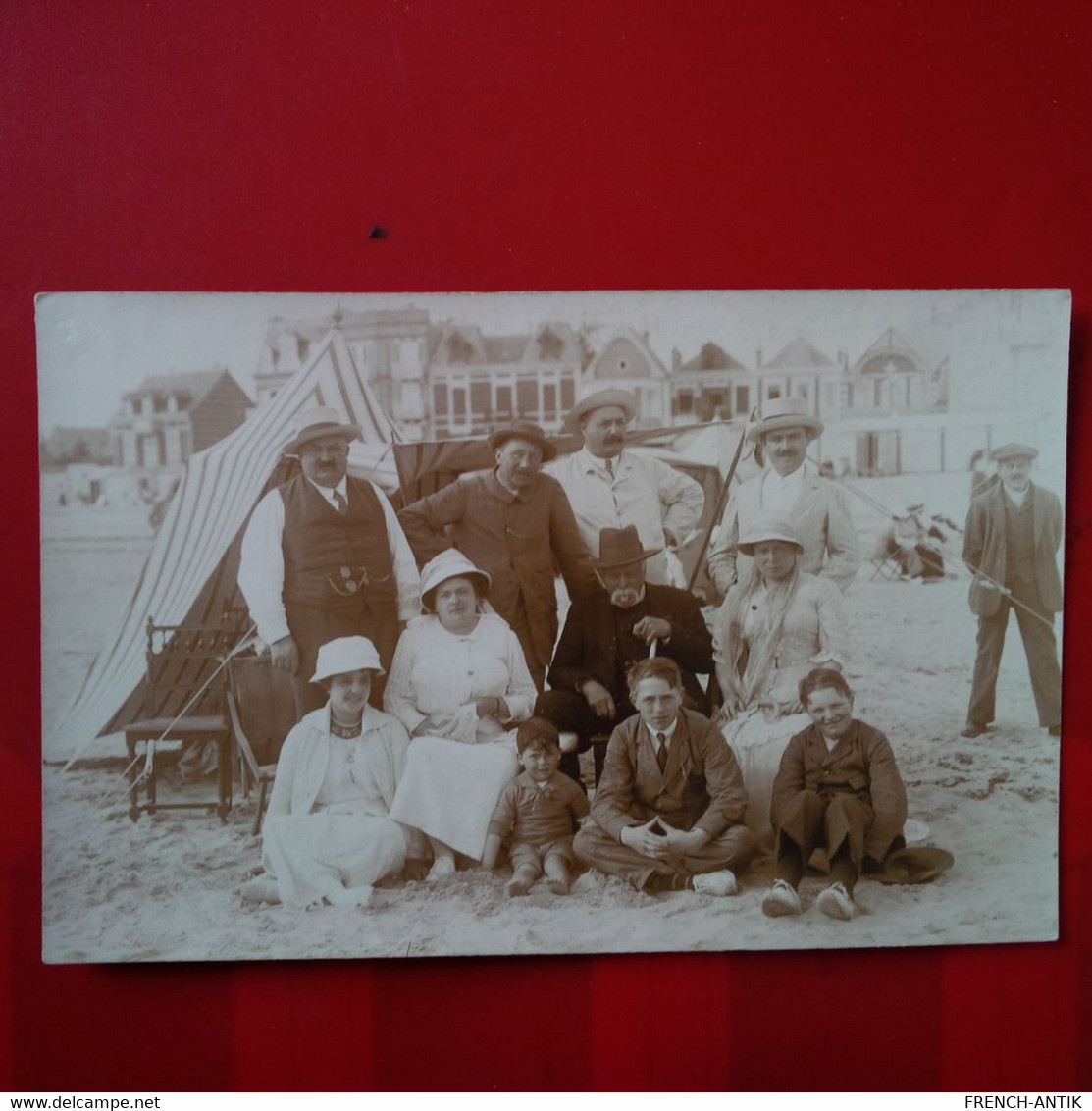 CARTE PHOTO LA BAULE SCENE DE PLAGE - La Baule-Escoublac