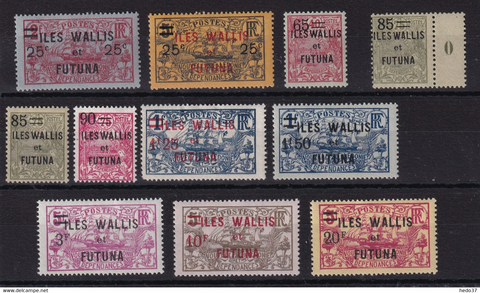 Wallis Et Futuna N°30/39 - Neuf * Avec Charnière - TB - Neufs