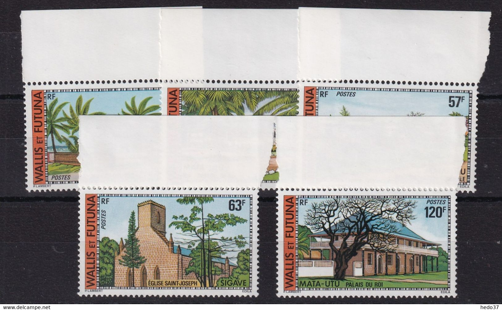 Wallis Et Futuna N°203/207 - Neuf ** Sans Charnière - TB - Unused Stamps