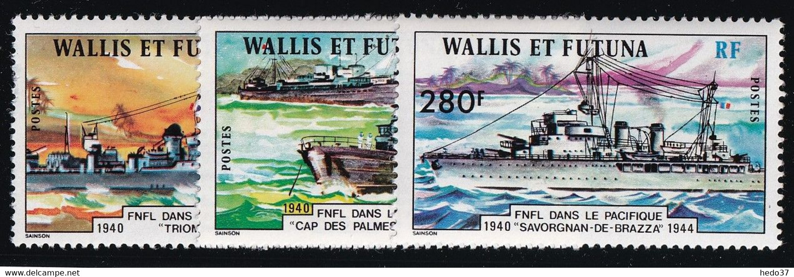 Wallis Et Futuna N°210/212 - Neuf ** Sans Charnière - TB - Ongebruikt