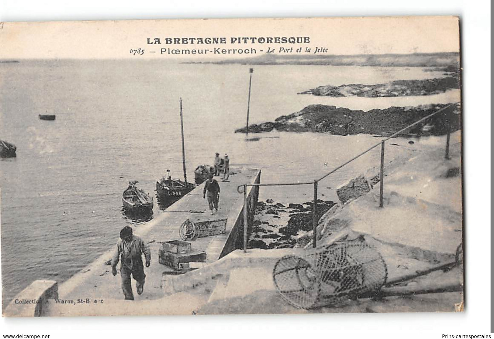 CPA 56 Ploeueur Kerroch Le Port Et La Jetée - Plömeur