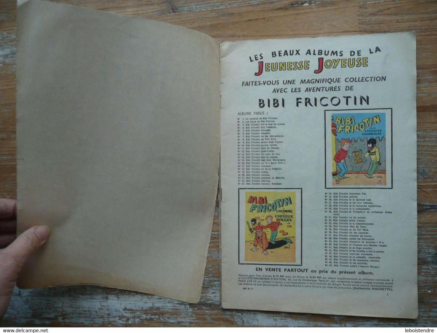 BIBI FRICOTIN TRIOMPHE N 5 JEUNESSE JOYEUSE 1960 ? - Bibi Fricotin