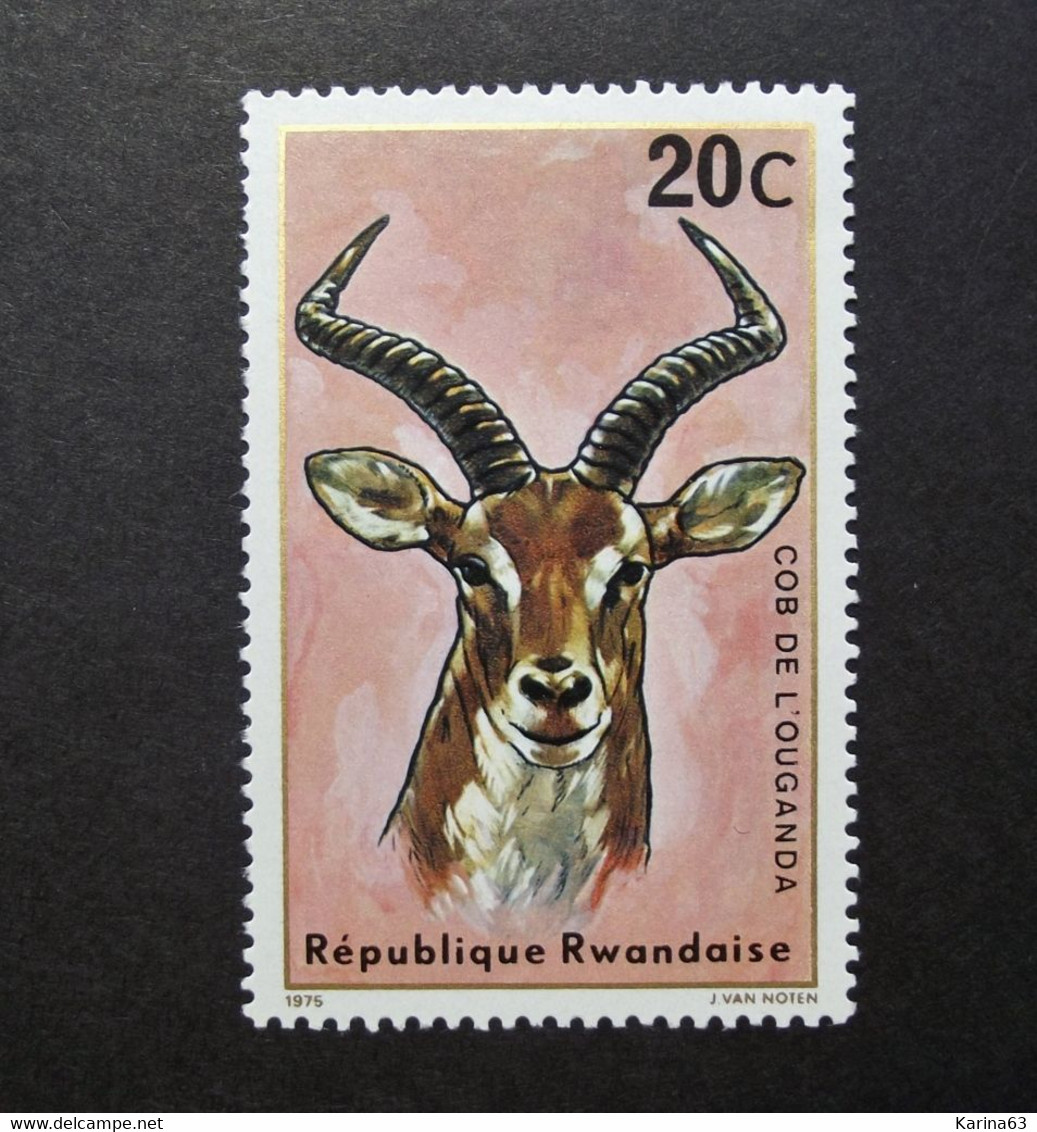 Rwanda - Rep. Rwandaise - 1975  - N°  673  - Animals - Nature - Antilope - Cop De L' Ouganda  - MNH - Ungebraucht