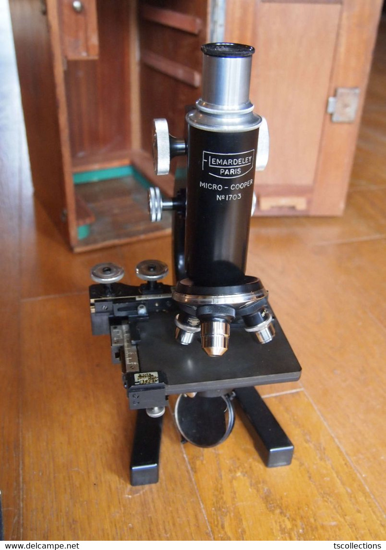 Microscope Ancien Le Mardeley - Otros Aparatos