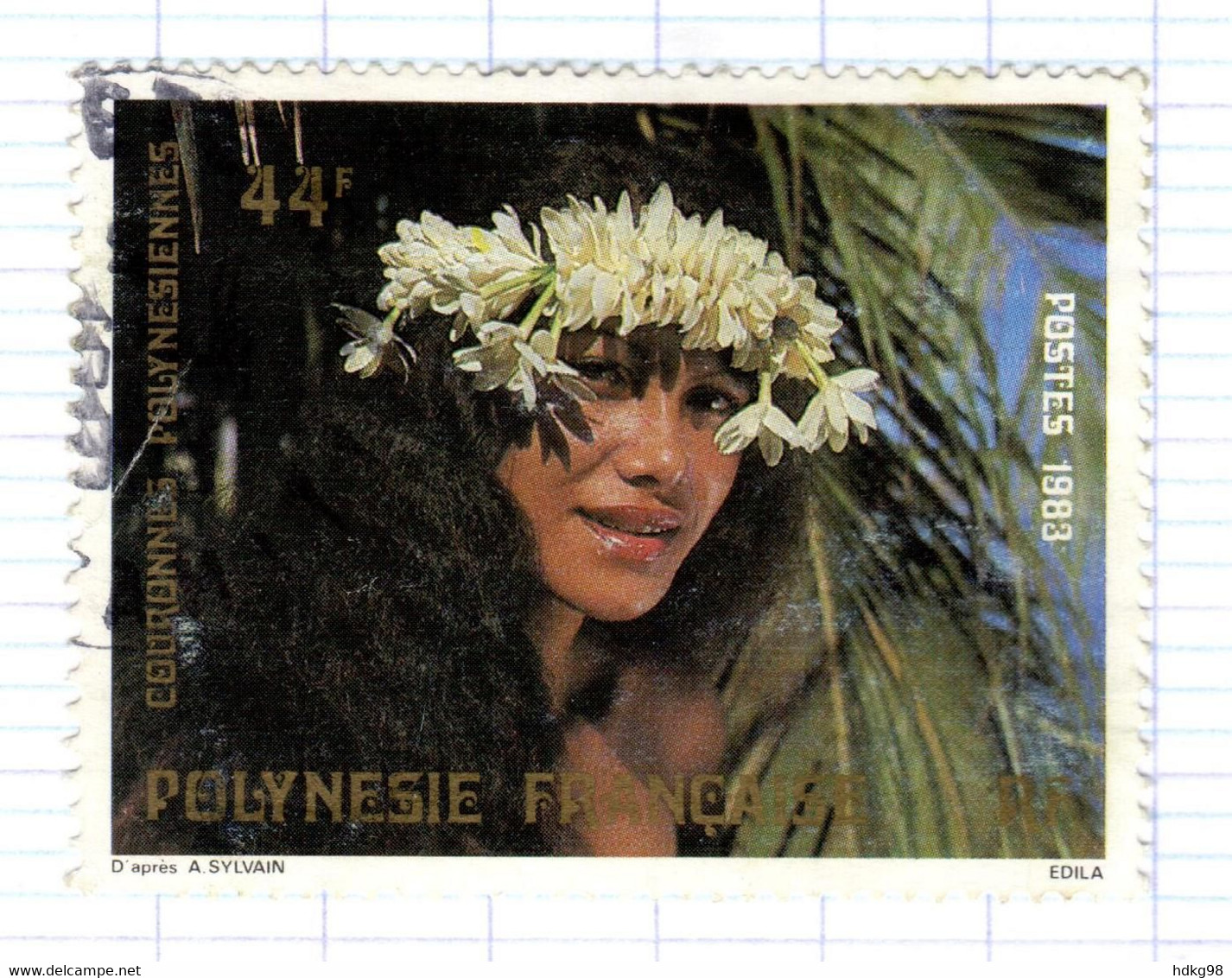 FP+ Polynesien 1983 Mi 387 Frau - Oblitérés