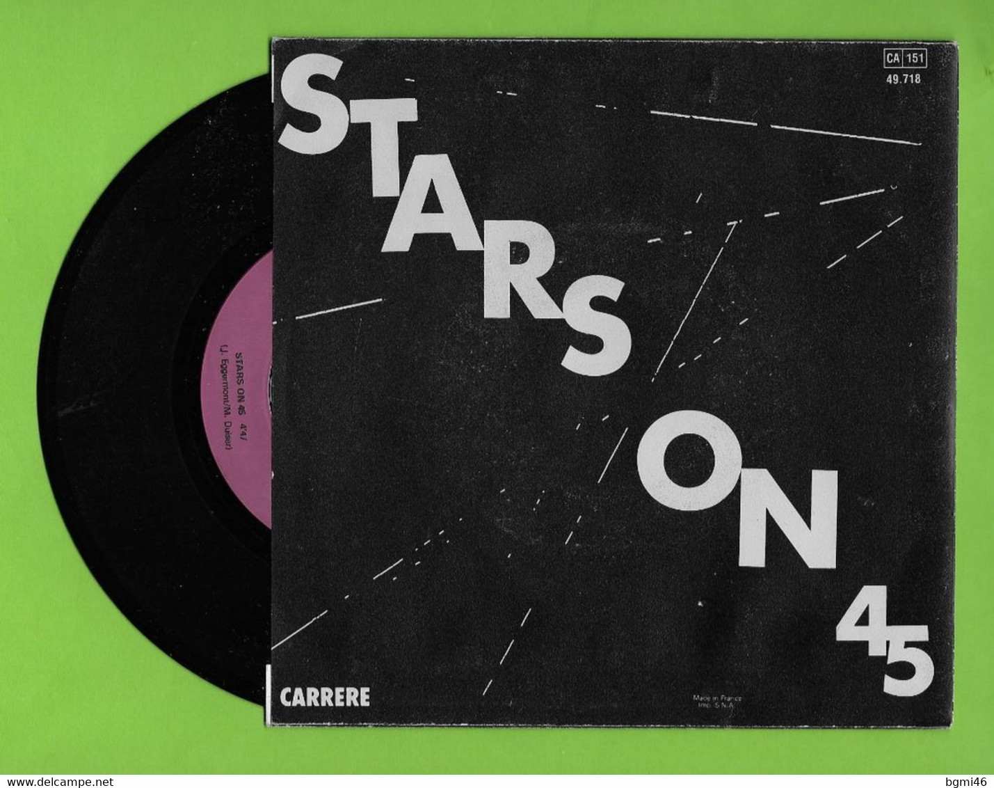 Disque Vinyle 45 Tours : STARS ON 45 : Compilation ..Scan G  : Voir 2 Scans - Compilaties