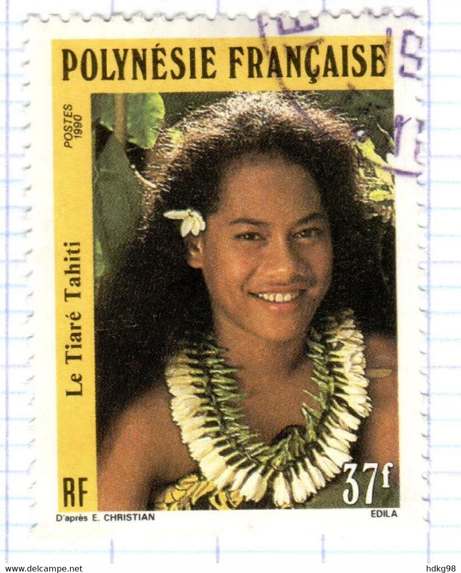 FP+ Polynesien 1990 Mi 573 Frau - Gebruikt
