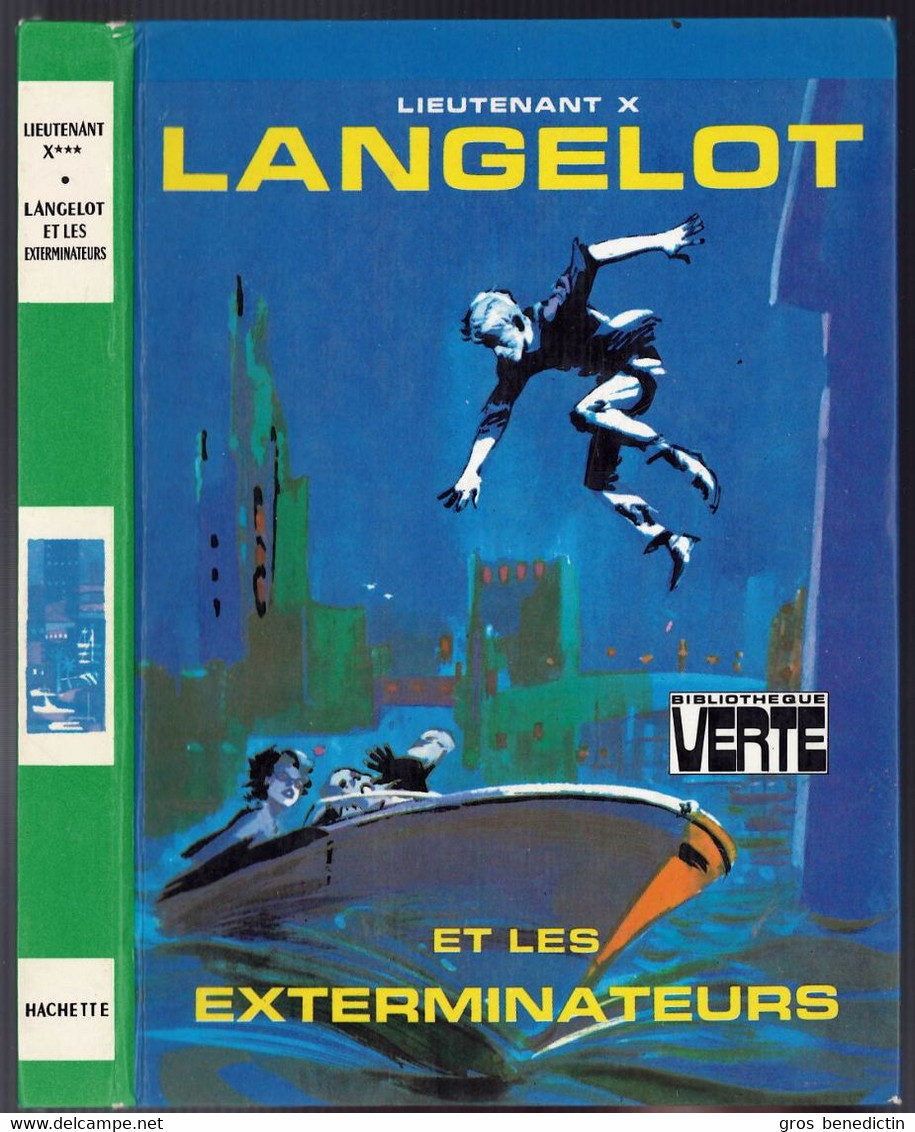 Hachette - Bibliothèque Verte - Lieutenant X - "Langelot Et Les Exterminateurs" - 1978 - #Ben&Lange - Bibliotheque Verte