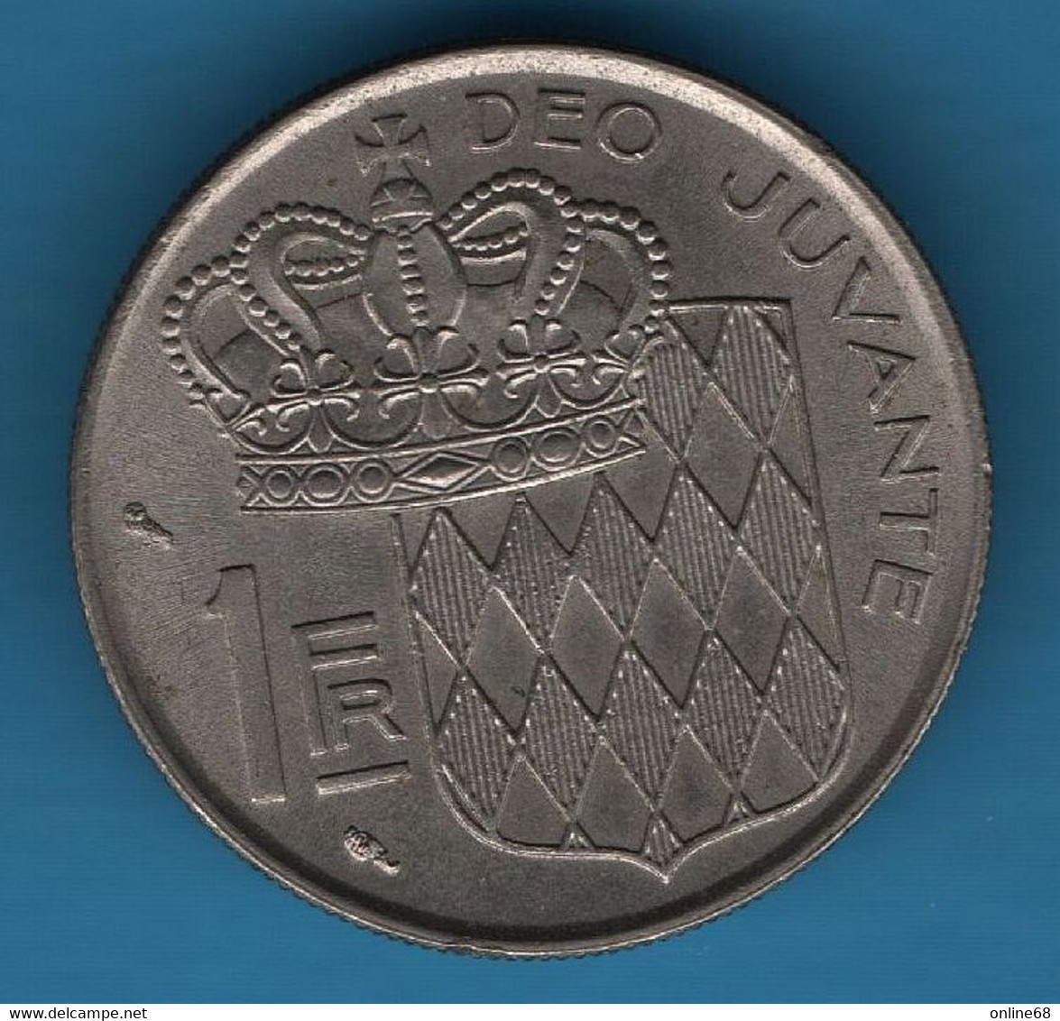 MONACO 1 FRANC 1960 KM# 140 Rainier III - 1960-2001 Nouveaux Francs