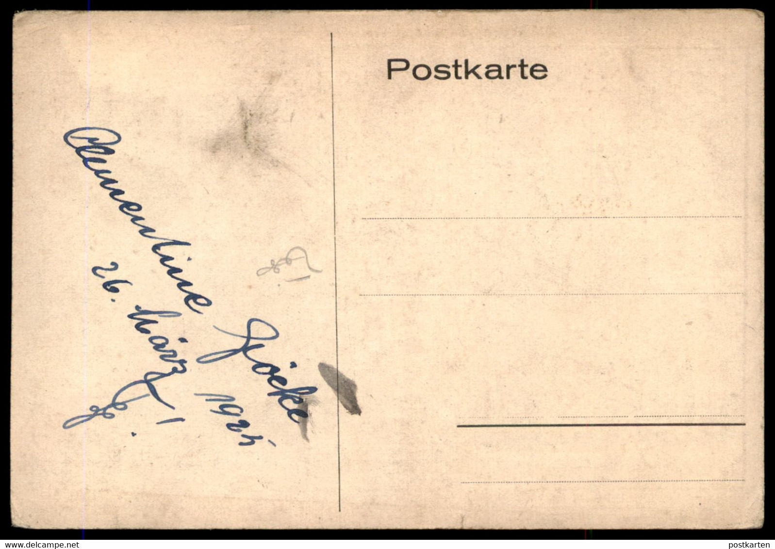 ALTE POSTKARTE WARENDORF EINJÄHRIGEN DER HÖHEREN MÄDCHENSCHULE 1925 COULEURKARTE STUDENTIKA Gottheit Ansichtskarte AK - Warendorf