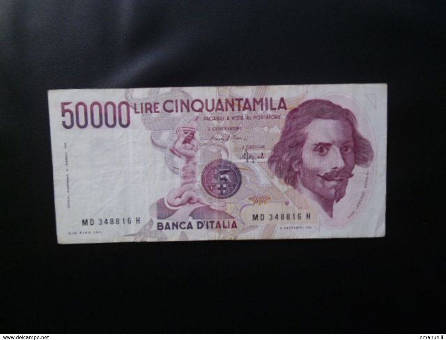 ITALIE : 50 000 LIRE  25.01.1990    CI 86 BS 607 * / P 113b   TTB - 50000 Lire