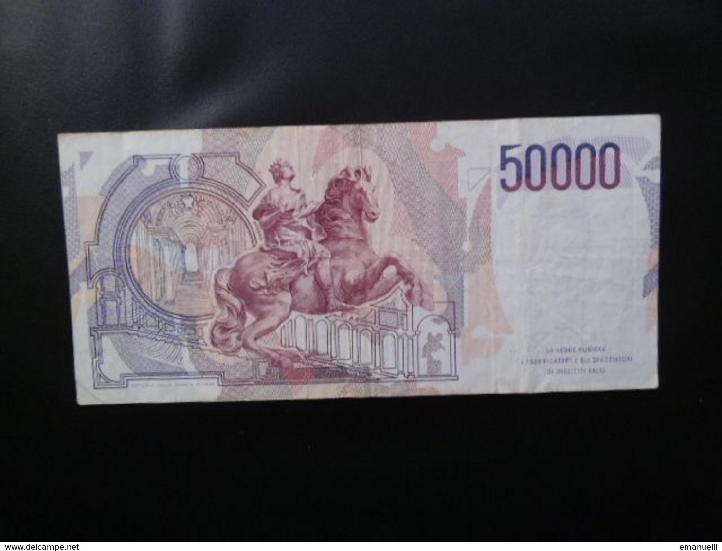 ITALIE : 50 000 LIRE  25.01.1990    CI 86 BS 607 * / P 113b   TTB - 50000 Liras