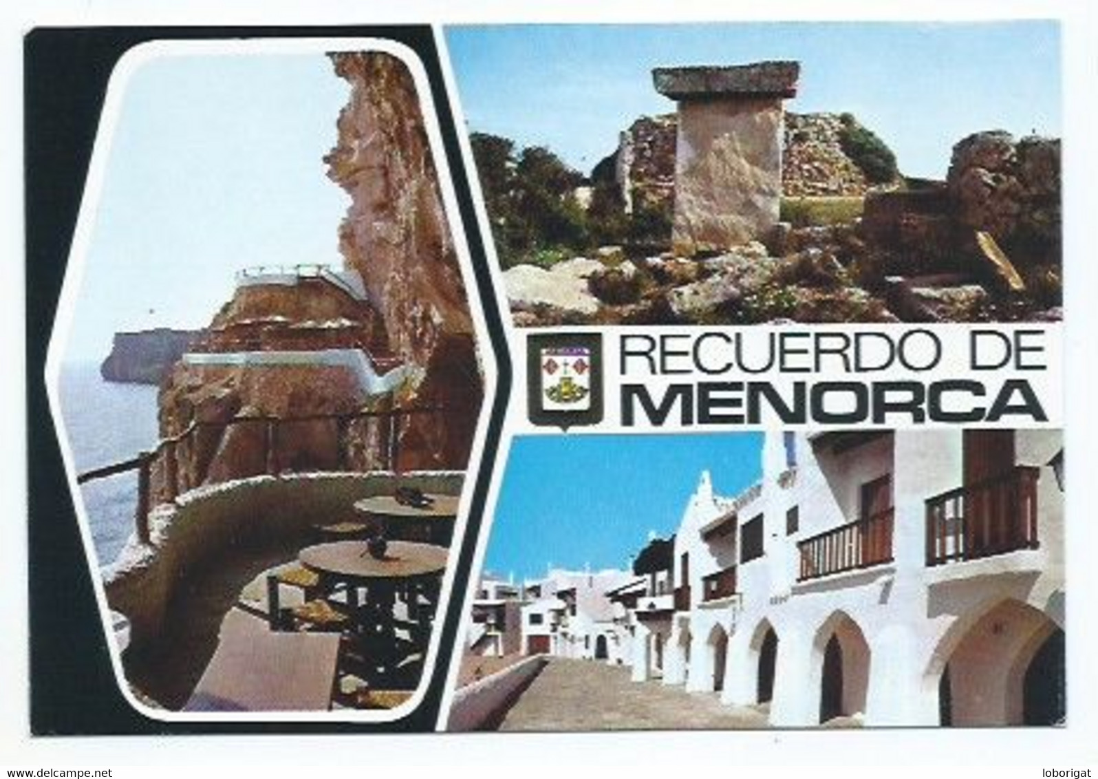 RECUERDO DE MENORCA.-  MENORCA.- ILLES BALEARS - Menorca