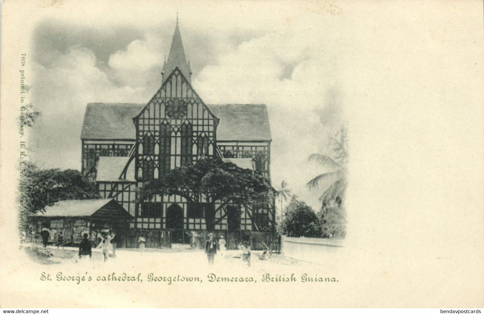 British Guiana, Guyana, Demerara, GEORGETOWN, St. George's Cathedral (1900s) - Guyana (formerly British Guyana)