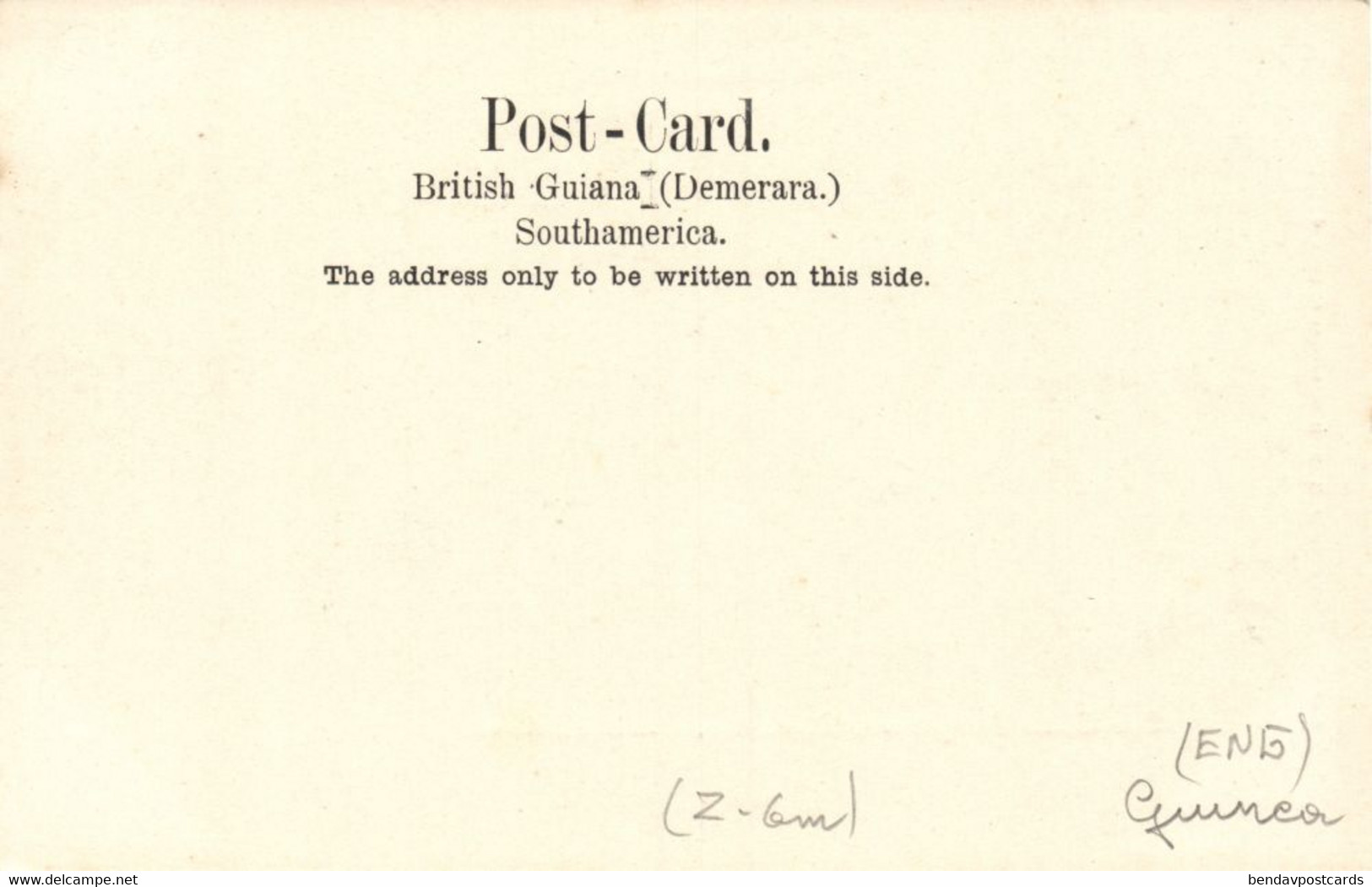 British Guiana, Guyana, Demerara, GEORGETOWN, Law Court (1900s) Postcard - Guyana (ehemals Britisch-Guayana)