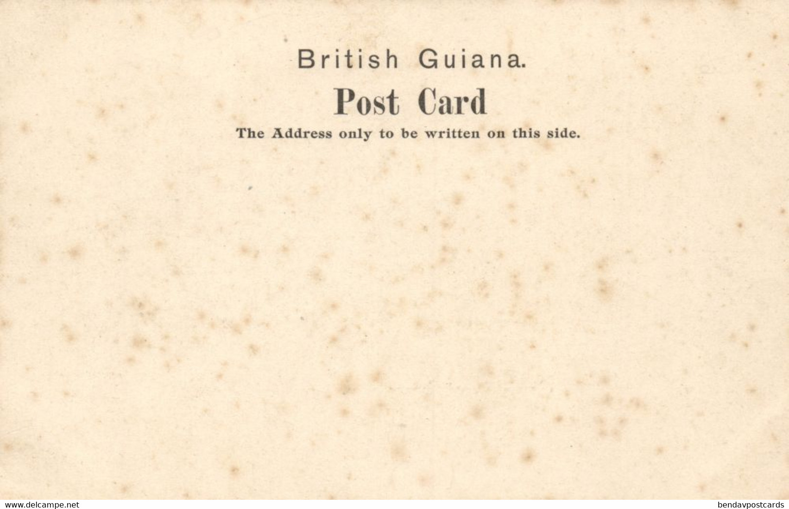 British Guiana, Guyana, Demerara, GEORGETOWN, Camp Street (1900s) Postcard (2) - Guyana (ehemals Britisch-Guayana)