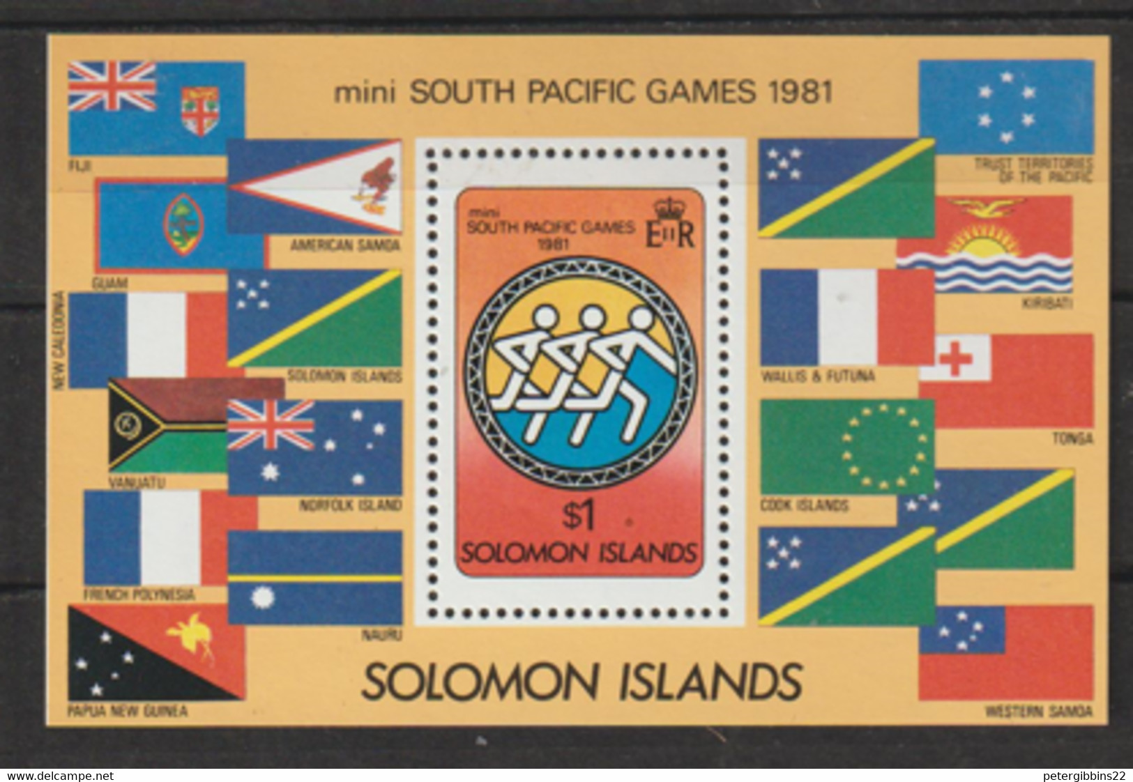 Solomon Islands  1981  SG MS 444   South Pacific Games  Unmounted Mint Miniature Sheet - Solomoneilanden