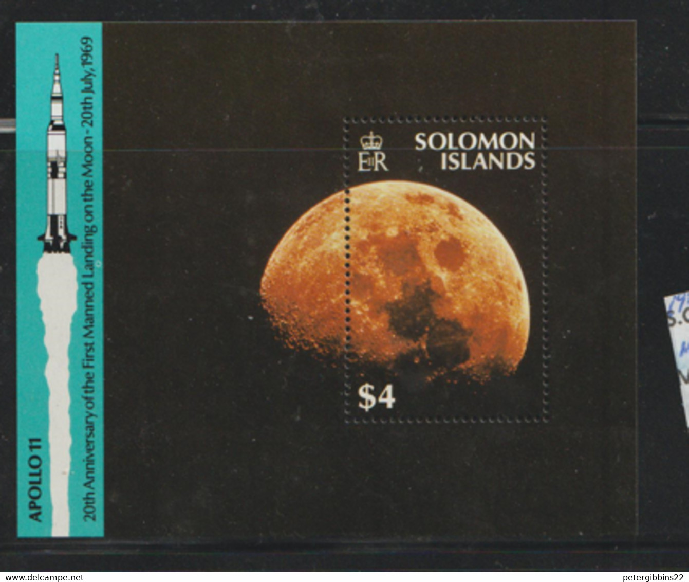 Solomon Islands  1989  SG MS656  Apollo  11  Unmounted Mint Miniature Sheet - Solomoneilanden