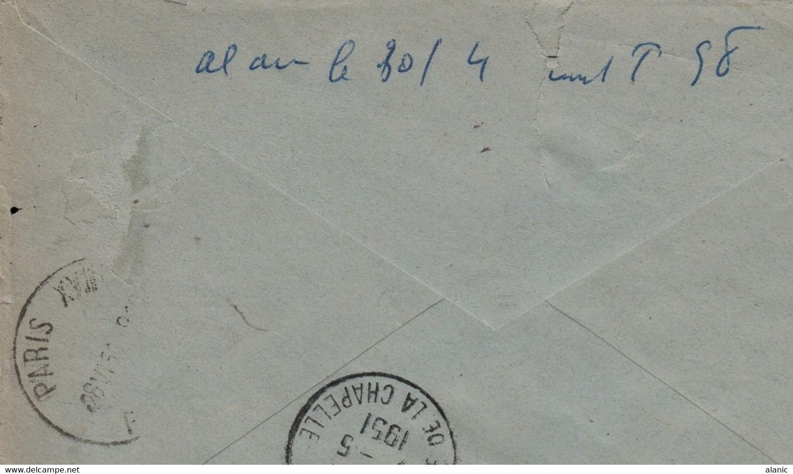 SARRE-N°283+291+292 Sur Lettre Recommandée Contre Remboursement Pour PARIS JUIN 1951 RETOUR EN L'ETAT - Storia Postale