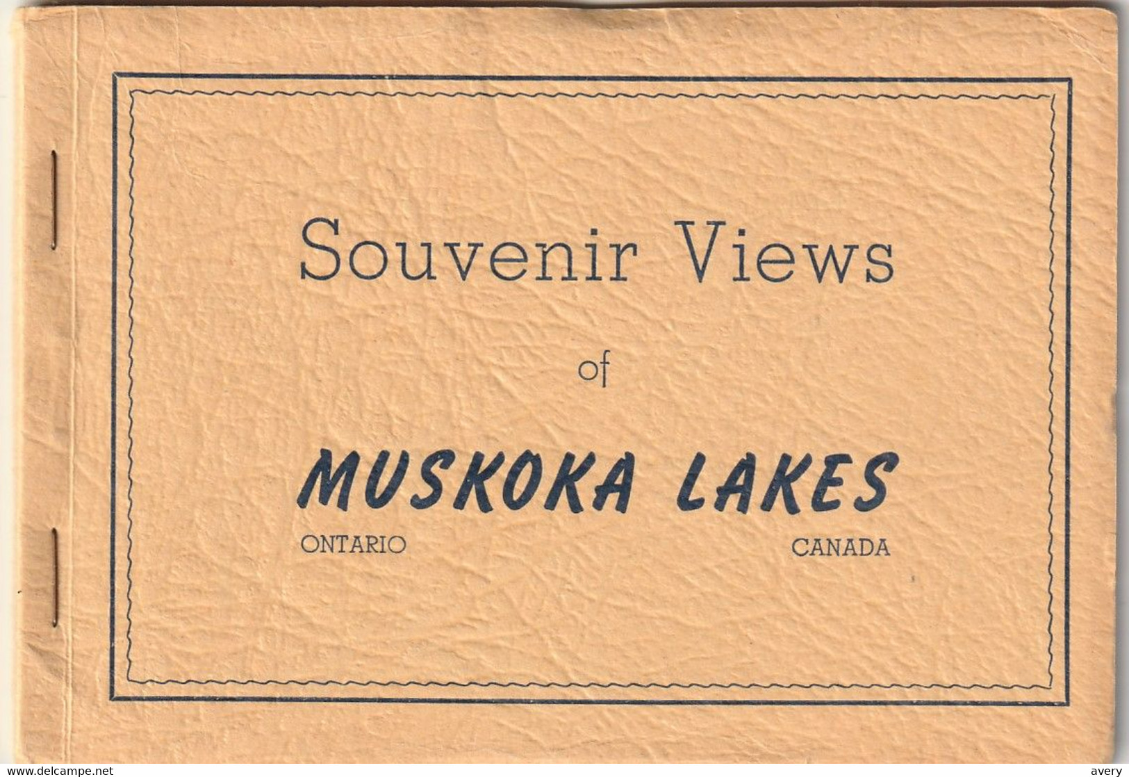 Booklet  Souvenir Views Of Muskoka Lakes, Ontario  18 Pictures By Jack H. Bain Post Card Producer, Toronto - Muskoka