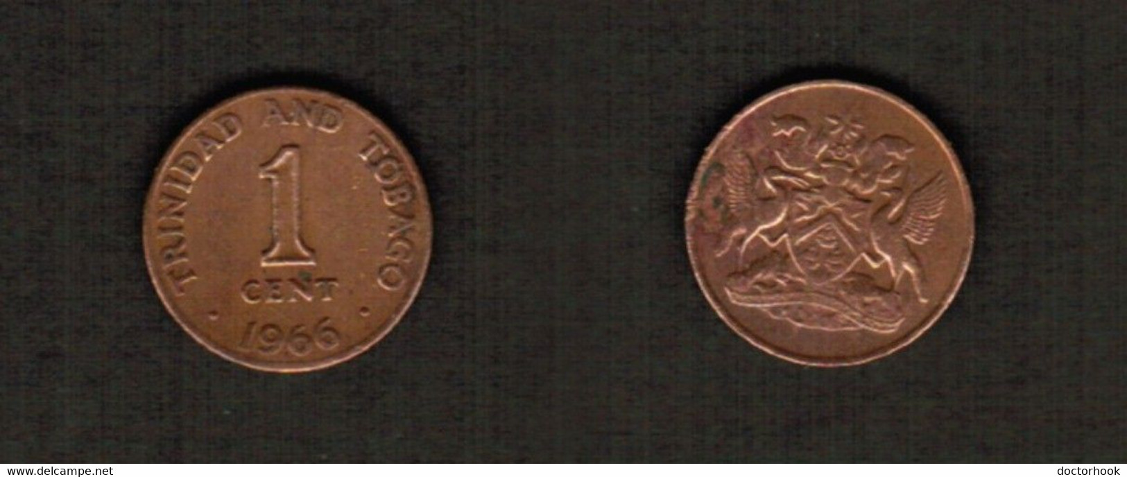 TRINIDAD & TOBAGO  1 CENT 1966 (KM # 1) #6833 - Trinité & Tobago