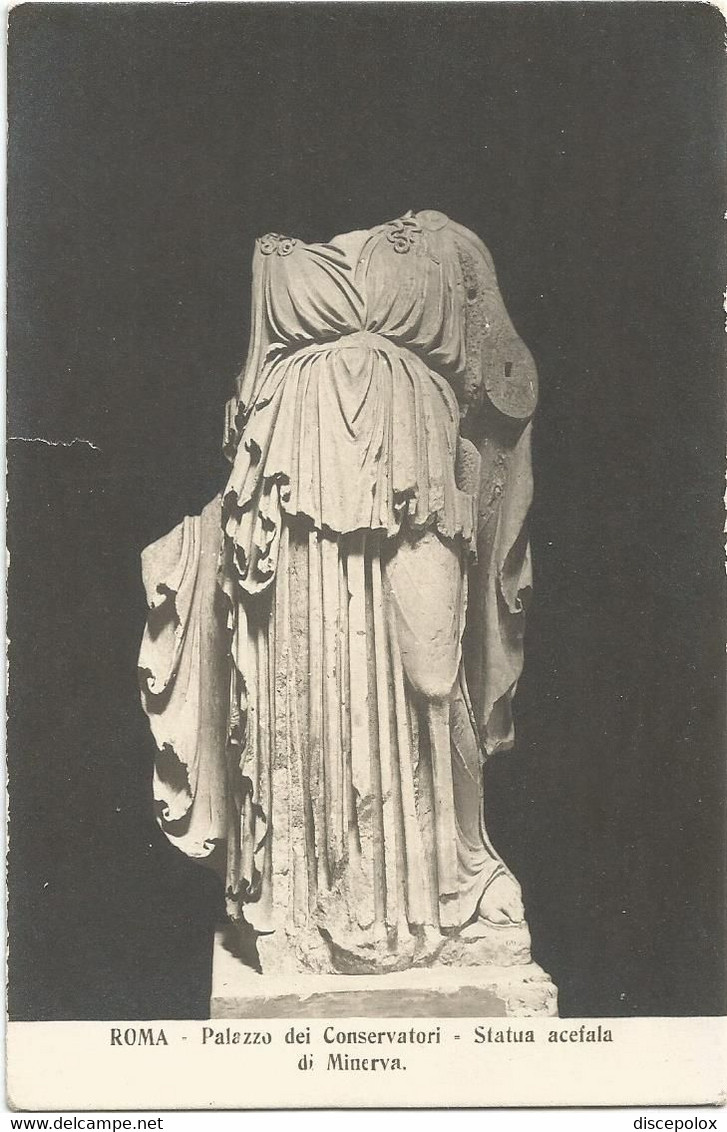 AC3992 Statua Acefala Di Minerva - Roma Palazzo Dei Conservatori - Scultura Sculpture - Sculptures
