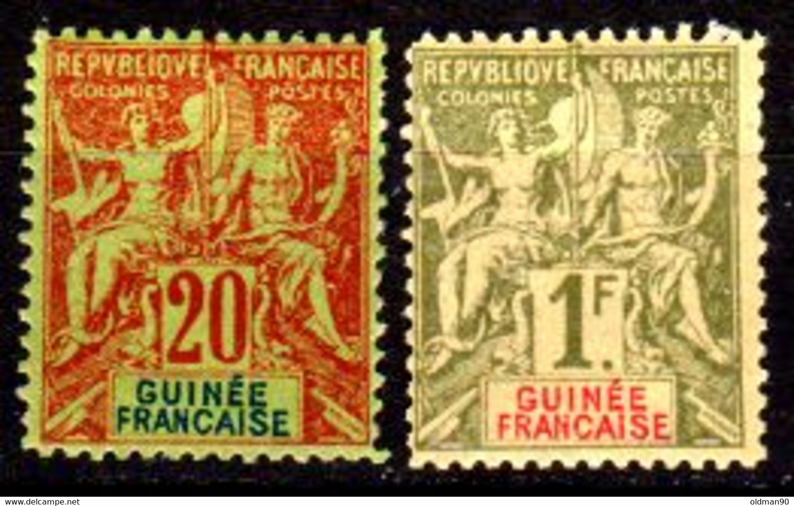 3) French Guinea: Stamps Issued By 1892-1900 (++) MNH-Quality And Price In Your Opinion. - Autres & Non Classés