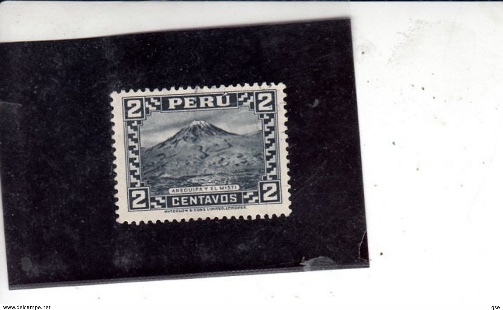 PERU  1932-5 - Yvert  279° - Vulcano - Peru