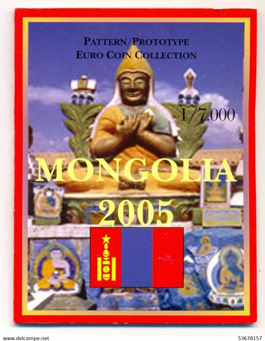 Mongolia - Set 8 Coins 2005, X# Pn1-Pn8 (Euro Pattern) (#1458) - Mongolia